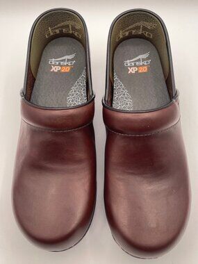 Dansko Women XP2.0 Professional Slip Resistant Leather Clogs Size 42 - EUC
